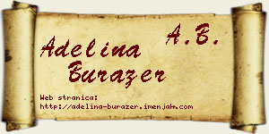 Adelina Burazer vizit kartica